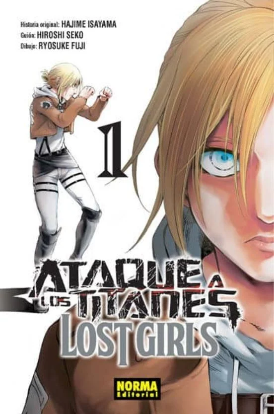 portada de Ataque a los Titanes: Lost Girls de Hajime Isayama