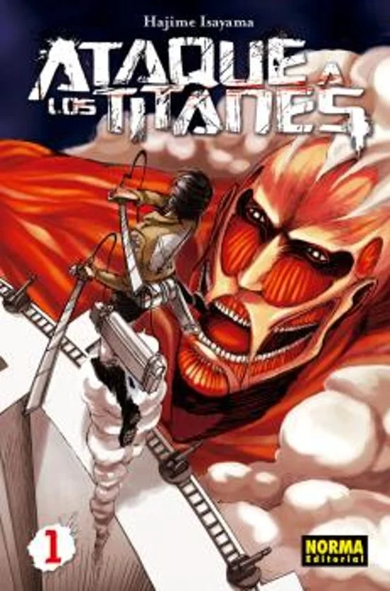 portada de Ataque a los Titanes 1 de Hajime Isayama
