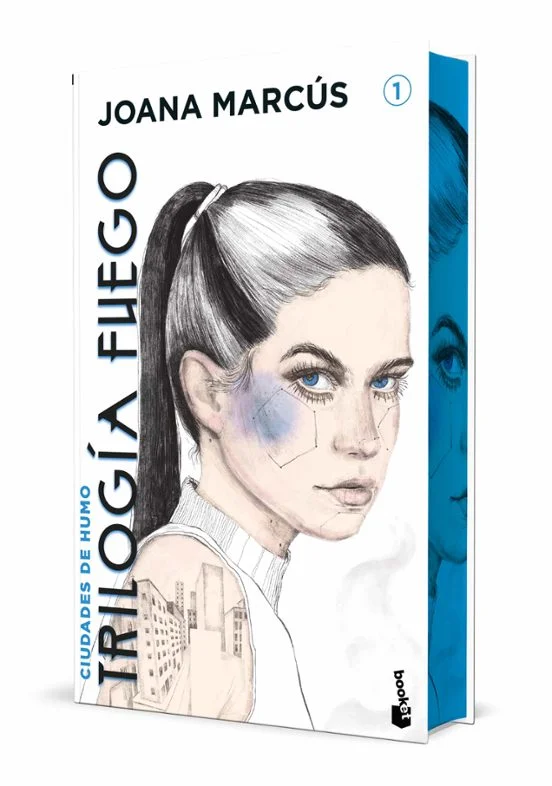 portada de Ciudades de humo. Edición especial con cantos decorados de Joana Marcus