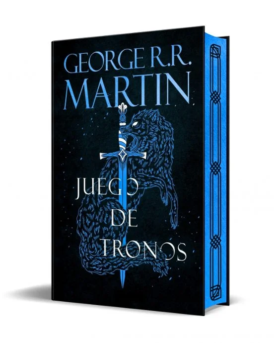portada de Juego de tronos. Edición limitada con cantos tintados de George R. R. Martin