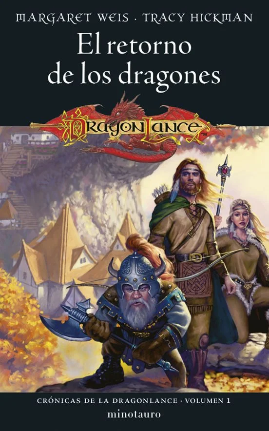 portada de El retorno de los dragones de Margaret Weis y Tracy Hickman