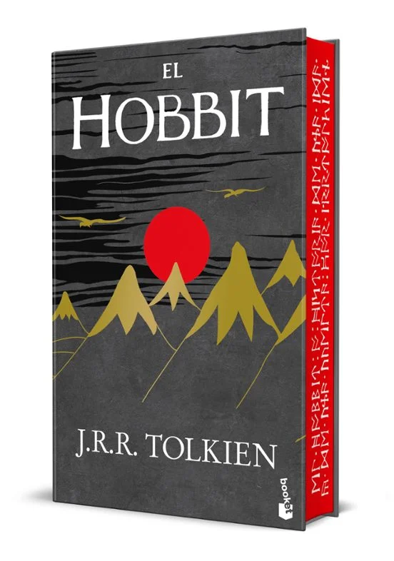 portada de El Hobbit (edición especial con cantos decorados) de J. R. R. Tolkien