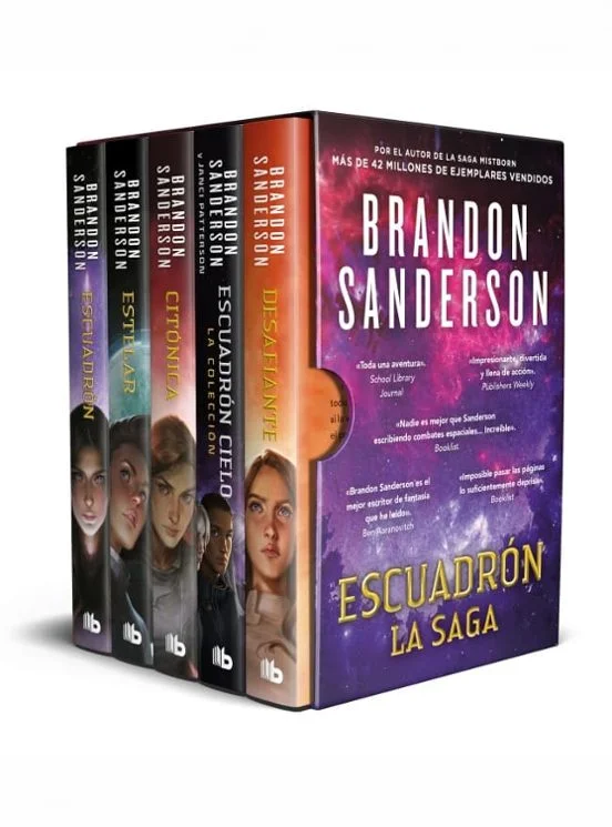 portada de Estuche Escuadrón de Brandon Sanderson