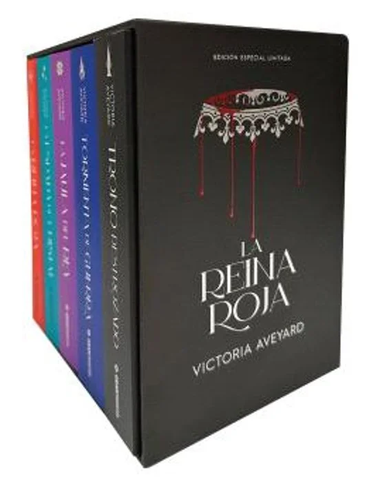 portada de Estuche La reina Roja, edición especial de Victoria Aveyard