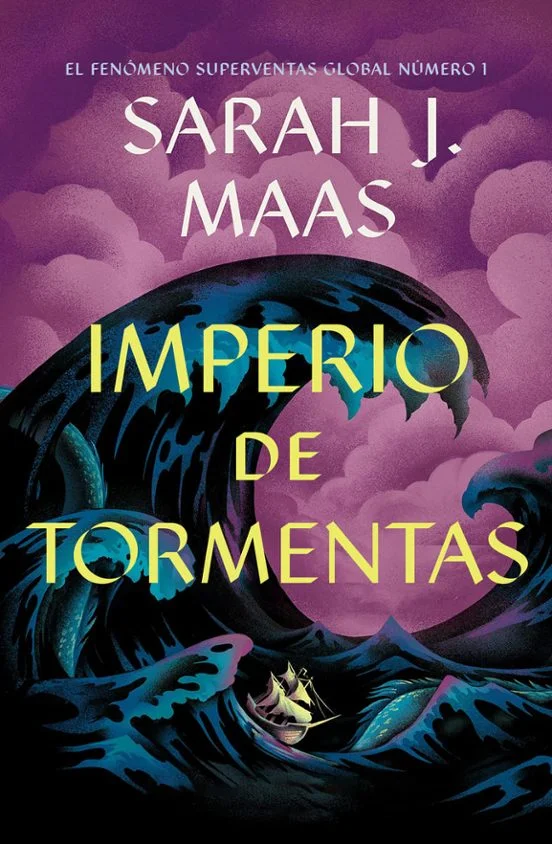 portada de Imperio de tormentas de Sarah J. Maas