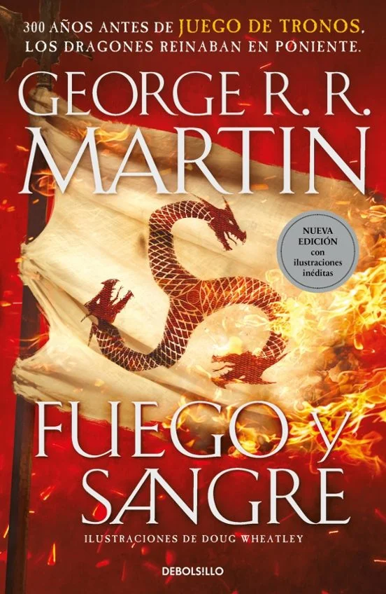 portada de Fuego y Sangre, en bolsillo de George R. R. Martin