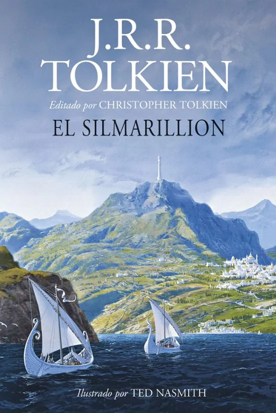 portada de El Silmarillion, ilustrado por Ted Nasmith de J. R. R. Tolkien