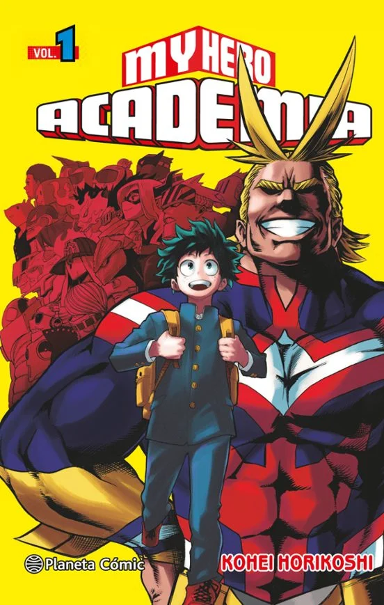 portada de My Hero Academia de Kohei Horikoshi