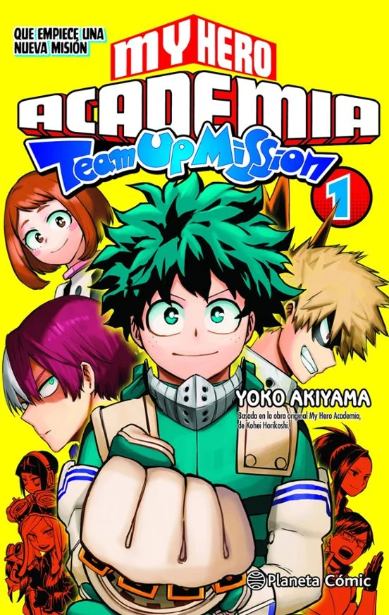 portada de My Hero Academia: Team-Up Missions de Kohei Horikoshi
