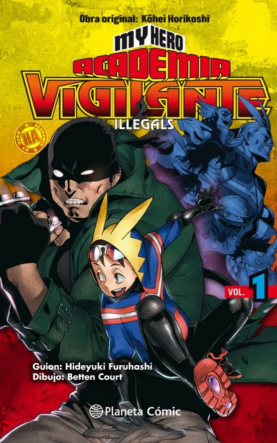 portada de My Hero Academia: Vigilante Illegals de Kohei Horikoshi