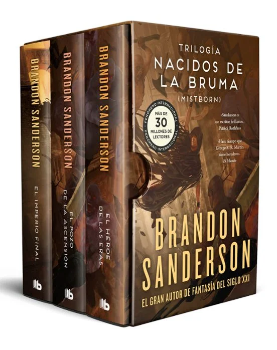 portada de Estuche de la trilogía en bolsillo de Brandon Sanderson