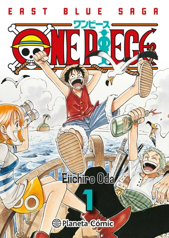 portada de One Piece nº 01 (3 en 1) de Eiichiro Oda