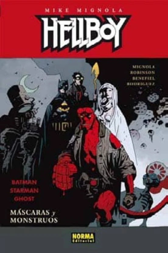 portada de Hellboy 14: Máscaras y monstruos de Mike Mignola