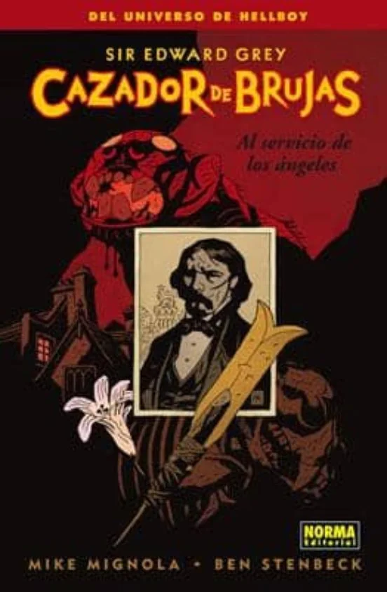 portada de Cazador de brujas 1: Al servicio de los ángeles de Mike Mignola