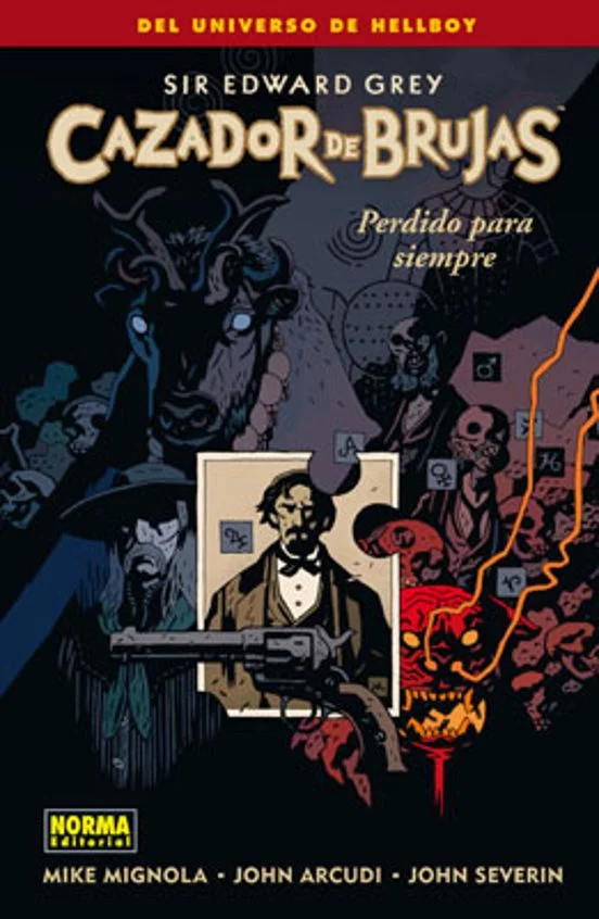 portada de Cazador de brujas 2: Perdido para siempre de Mike Mignola