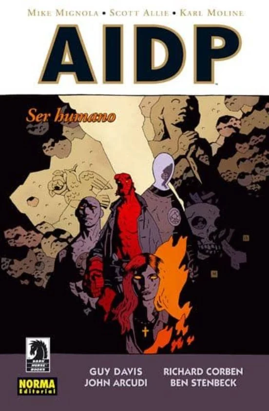 portada de AIDP 16: Ser humano de Mike Mignola