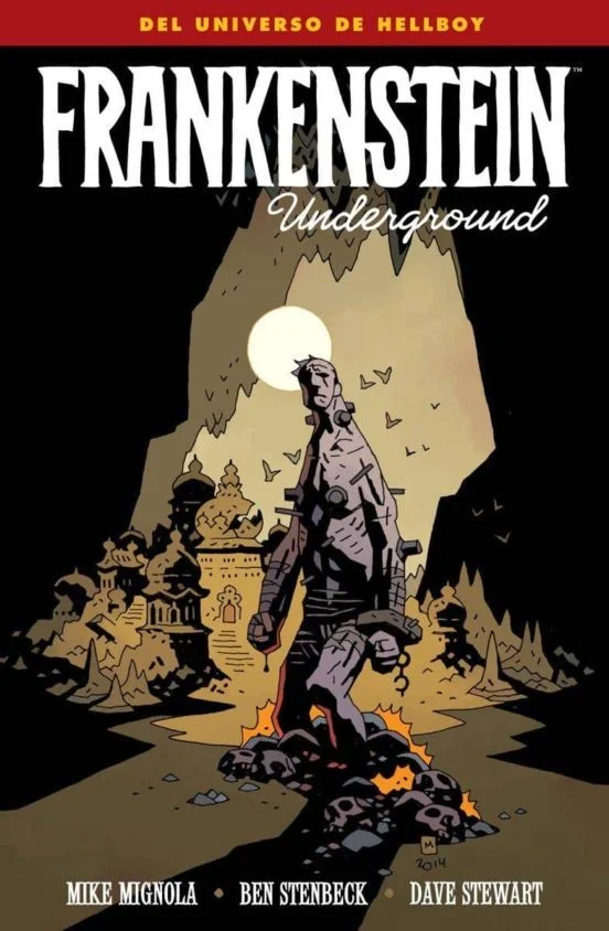 portada de Frankenstein Underground de Mike Mignola