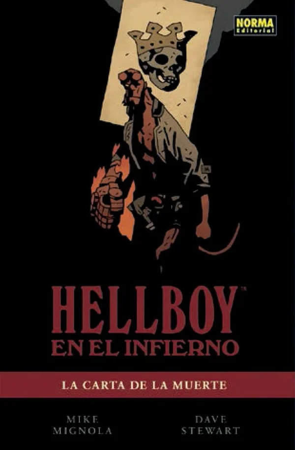 portada de Hellboy en el infierno 2: La carta de la muerte de Mike Mignola