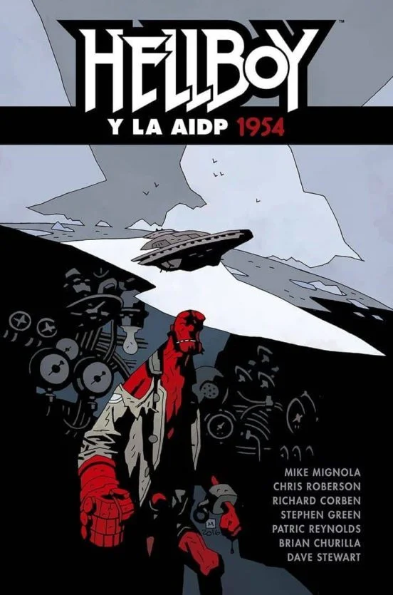 portada de Hellboy y la AIDP 1954 de Mike Mignola