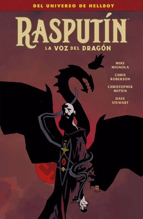 portada de Rasputín: La voz del dragón de Mike Mignola
