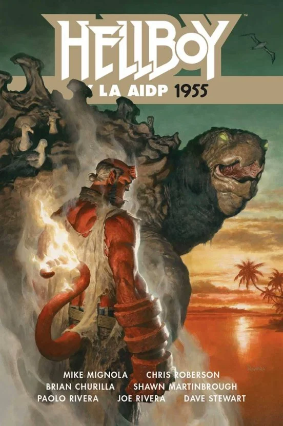 portada de Hellboy y la AIDP 1955 de Mike Mignola