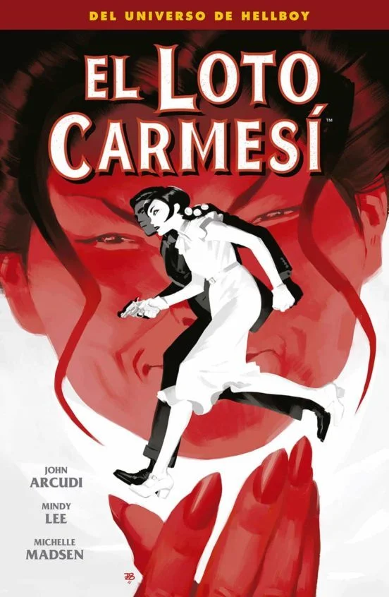 portada de El loto carmesí de Mike Mignola