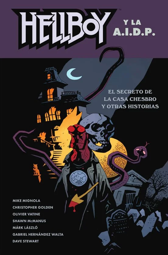 portada de Hellboy y la AIDP: El secreto de la casa Chesbro y otras historias de Mike Mignola