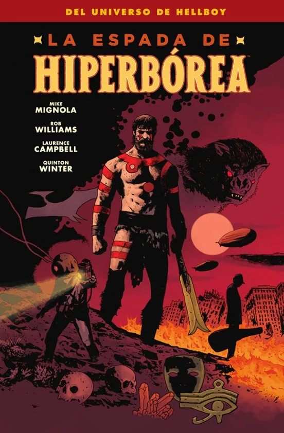 portada de La espada de Hiperbórea de Mike Mignola