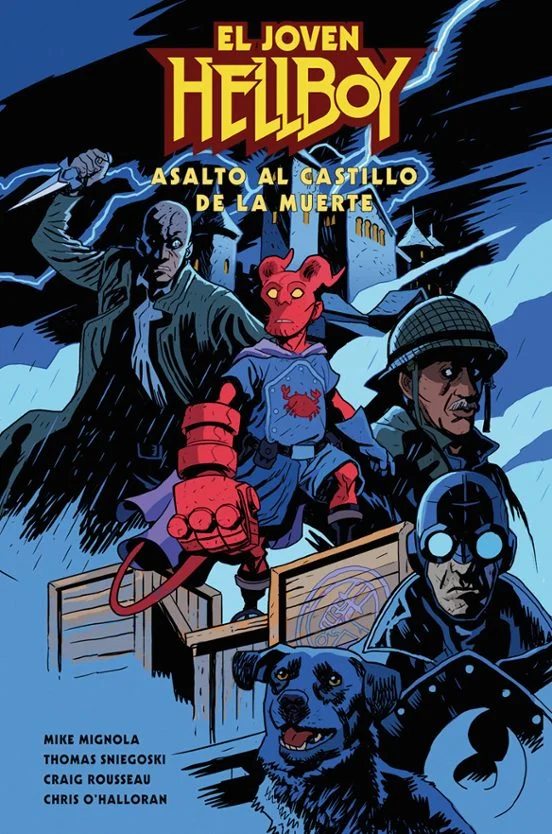 portada de El joven Hellboy: Asalto al castillo de la muerte de Mike Mignola