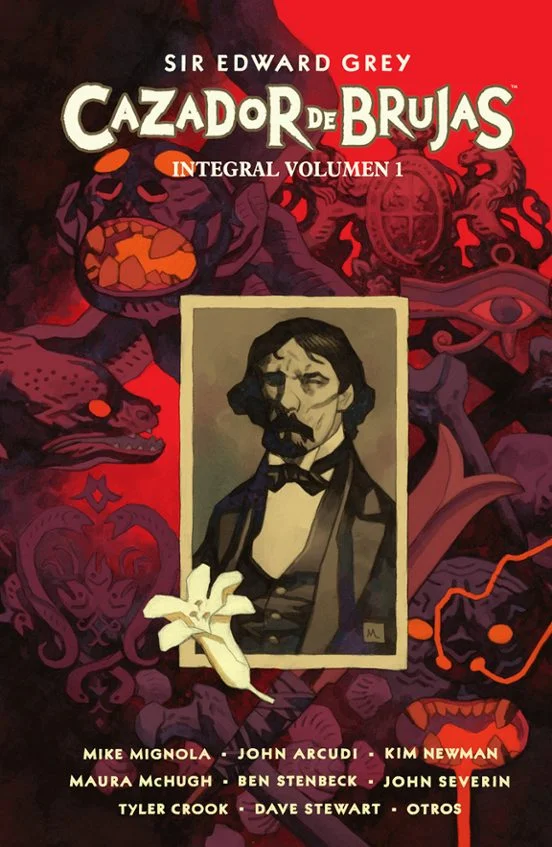 portada de Sir Edward Grey, cazador de brujas. Integral 1 de Mike Mignola