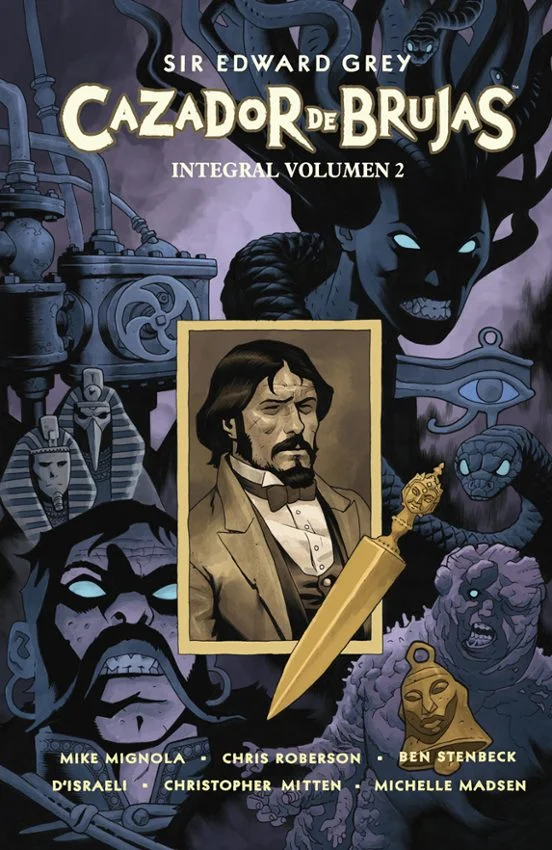 portada de Sir Edward Grey, cazador de brujas. Integral 2 de Mike Mignola