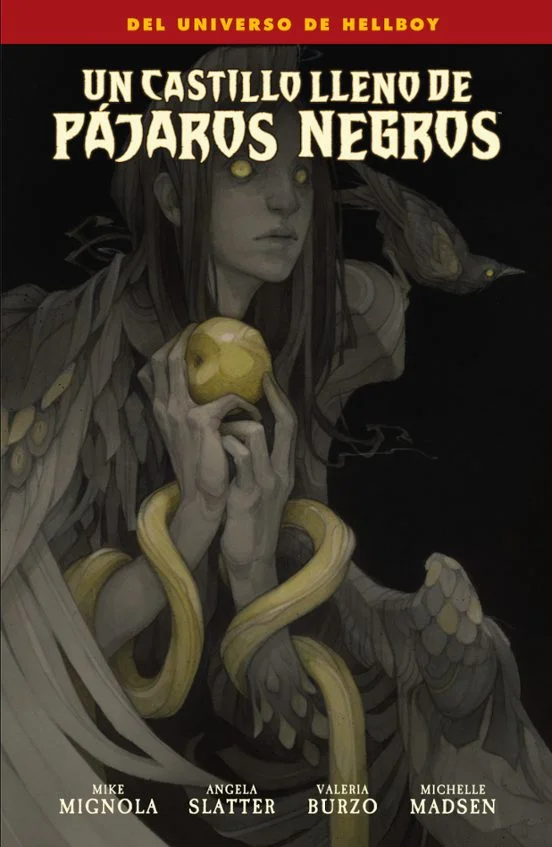 portada de Un castillo lleno de pájaros negros de Mike Mignola