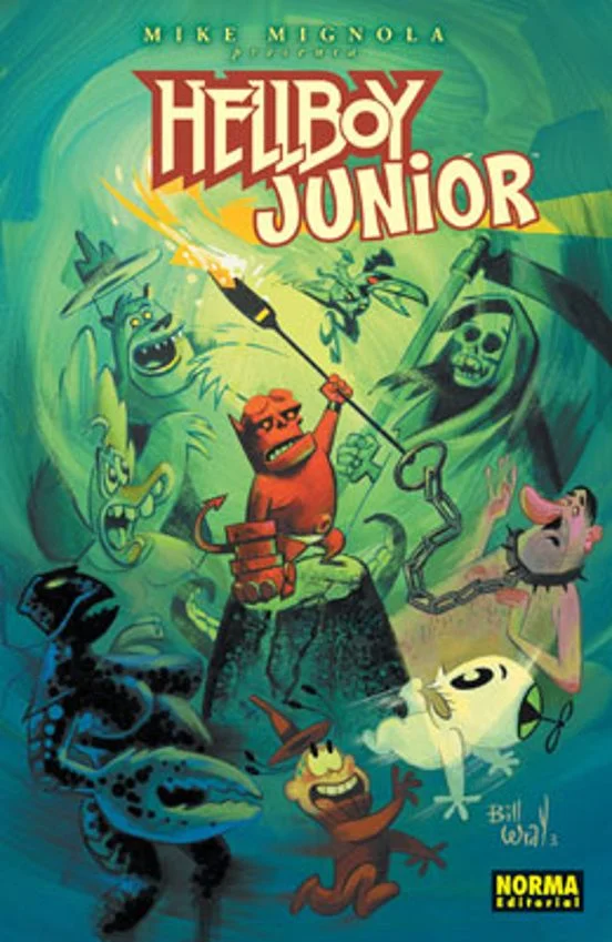 portada de Hellboy 8: Hellboy Junior de Mike Mignola