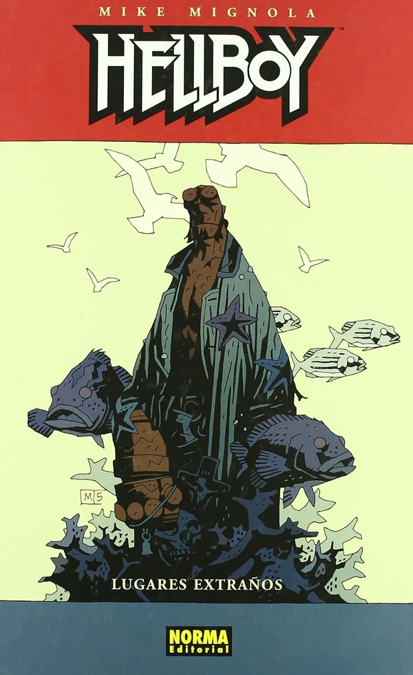 portada de Hellboy 9: Lugares extraños de Mike Mignola