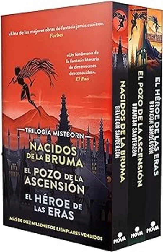 portada de Nacidos de la Bruma (trilogía) de Brandon Sanderson