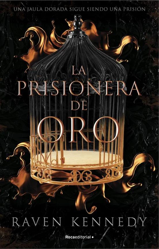 portada de La prisionera de oro de Raven Kennedy