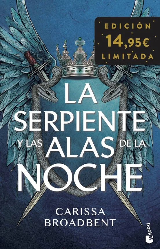 portada de La serpiente y las alas de la noche de Carissa Broadbent