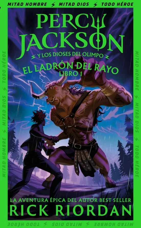 portada de El ladrón del rayo de Rick Riordan