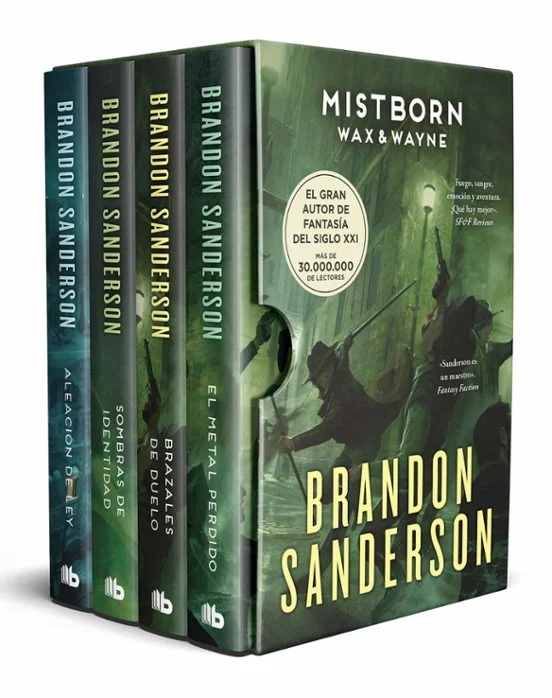 portada de Estuche de la era completa de Brandon Sanderson