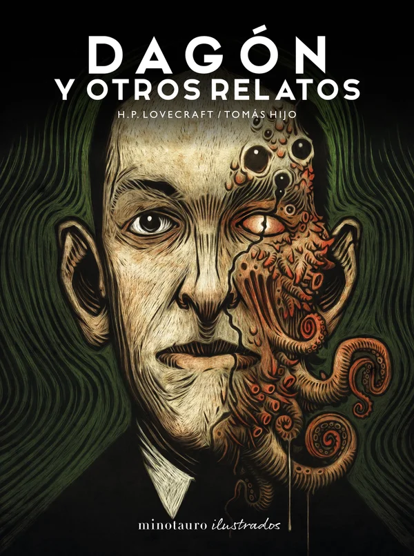 portada Dagón y otros
  relatos ilustrado por Tomás Hijo