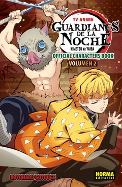 Portada de Tv Anime Guardianes de la Noche Official Character Book 2