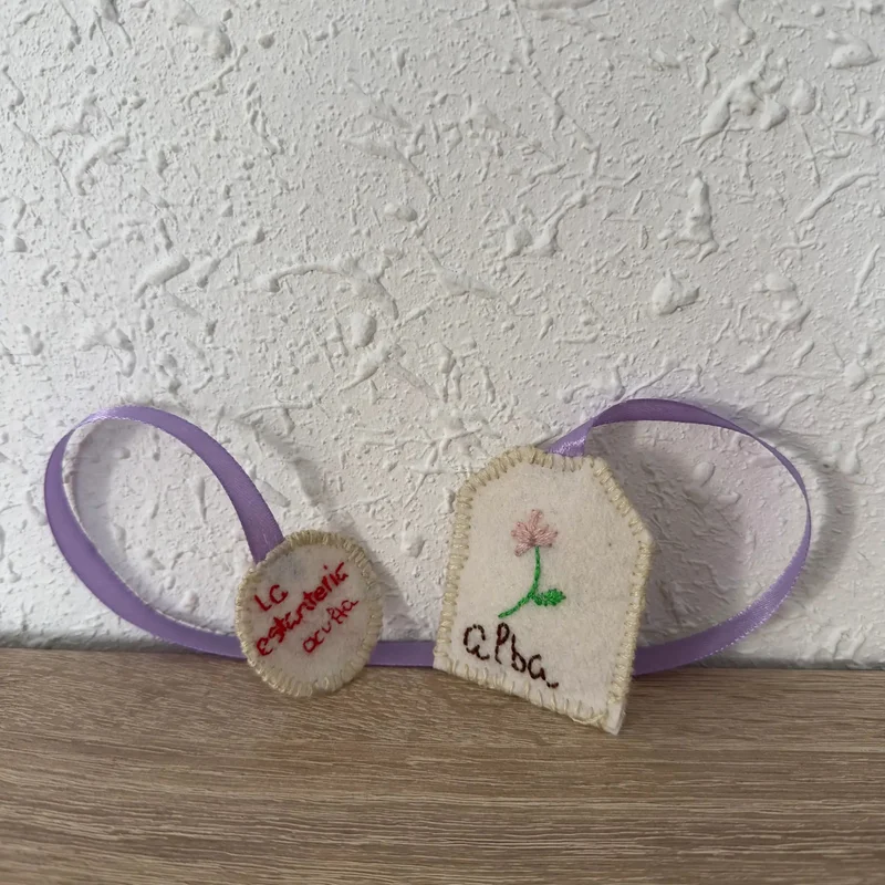 Marcapáginas artesanal · Bolsita de Té